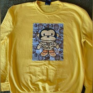 yellow jojo sweater